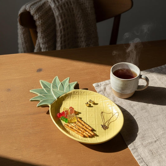 Ananas Tabak Seramik Hobi Seti